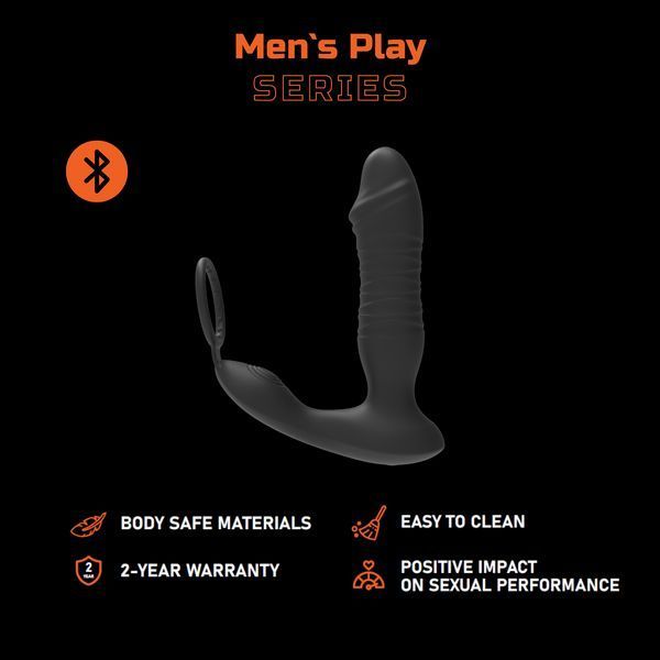 Масажер простати - Erospace Men&rsquo;s Play Thrusting Prostate Massager APP Controlled B5 62050071-0005 фото