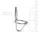 Уретральний стимулятор Sinner Gear Unbendable &ndash; Sperm Stopper Hollow Ring, 1 кільце SO4581 фото 3