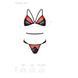 Комплект білизни Passion PEONIA SET XXL XXXL red, бра, трусики SO8467 фото 5