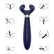 Вібратор для пар Satisfyer Endless Fun Blue, три мотори, багатофункціональний SO6992 фото 1