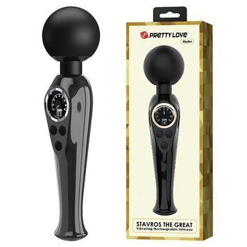 Вібромасажер Pretty Love Skyler Massager Black 6603BW-055016LED фото