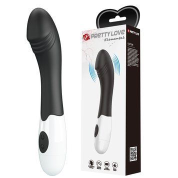 Вібратор для точки G Pretty Love Elemental Vibrator Black 6603BI-014812-A3 фото