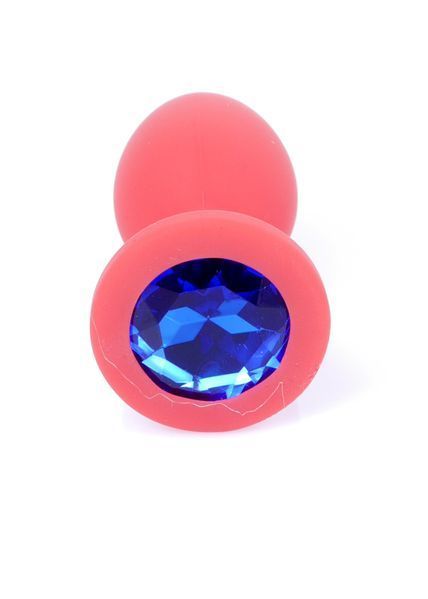 Анальна пробка Boys of Toys Jewellery Silicone Red Plug S Blue 62530064-00080 фото