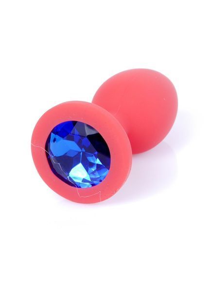 Анальна пробка Boys of Toys Jewellery Silicone Red Plug S Blue 62530064-00080 фото