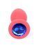 Анальна пробка Boys of Toys Jewellery Silicone Red Plug S Blue 62530064-00080 фото 4