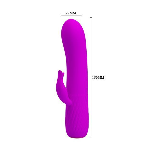 Вібратор-кролик Pretty Love Tim Vibrator Purple 6603BI-014606 фото