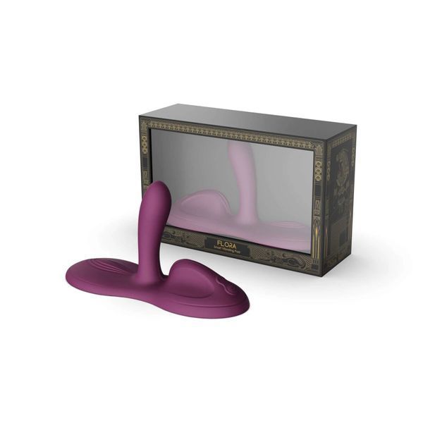 Sit-on-top смарт-вібратор Zalo &ndash; Flora Smart Vibrating Pad Velvet Purple SX0716 фото