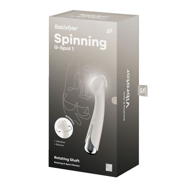 Вібратор з ротацією Satisfyer Spinning G-Spot 1 Beige SX0557 фото