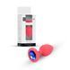 Анальна пробка Boys of Toys Jewellery Silicone Red Plug S Blue