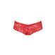 Трусики-бразиліана з квіткового мережива Passion RAJA THONG, red SO5376 фото 5