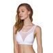 Топ з прозорою вставкою Passion PS002 TOP XL, white SO4205 фото 1