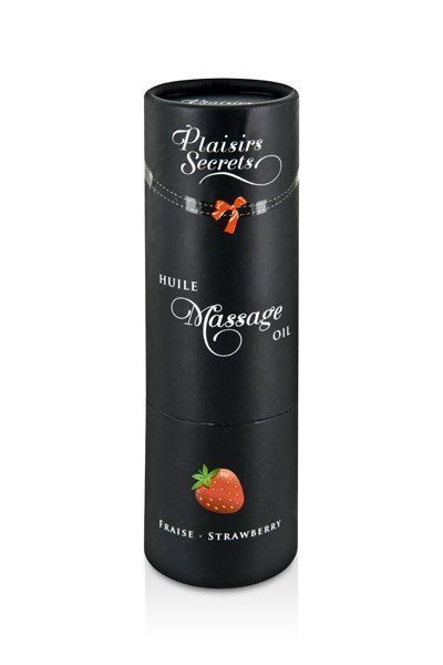 Масажна олія Plaisirs Secrets Strawberry з афродизіаками (59 мл) SO1842 фото