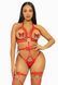 Портупея-тедді з ременів Leg Avenue Studded O-ring Harness Teddy (еко-шкіра) SO8560 фото 1