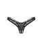 Трусики з доступом Obsessive Arrowel Black crotchless thongs SX2582 фото 3