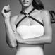 Портупея з екошкіри Bijoux Indiscrets MAZE &mdash; Cross Chest Harness Black SO6635 фото 4