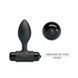 Анальна пробка з вібрацією Pretty Love Vibra Butt Plug Black 6603BI-040077 фото 3