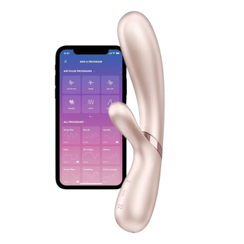 Смарт вібратор-кролик із підігрівом Satisfyer Hot Lover Nude SO5543 фото