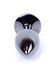 Анальна пробка Boys of Toys Jewellery Dark Silver Plug Black, d- 2,7 см. 62530064-00029 фото 5