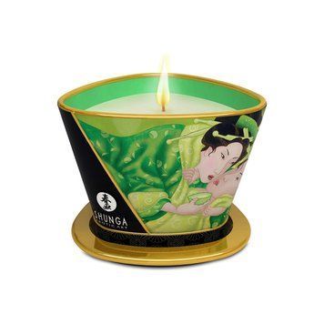 Масажна свічка Shunga Exotic Green Tea з афродизіаками (170 мл) SO2515 фото