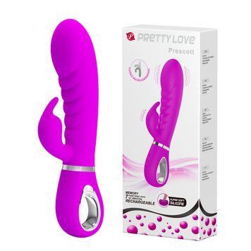 Вібратор-кролик Pretty Love Prescott Vibrator Purple 6603BI-014635 фото