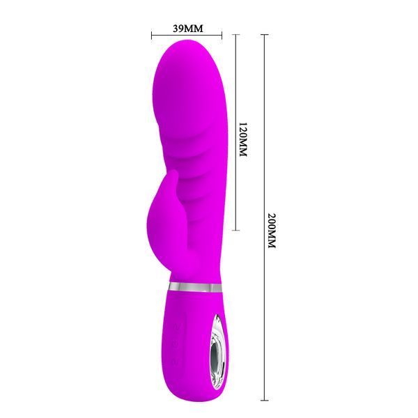 Вібратор-кролик Pretty Love Prescott Vibrator Purple 6603BI-014635 фото
