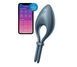Ерекційне смарт віброкільце ласо з регулюванням розміру Satisfyer Bullseye Dark Blue SO6121 фото 1