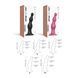 Насадка для страпона Strap-On-Me Dildo Plug Beads Black SO8982 фото 5