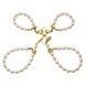 Перлинний нашийник з повідцем та наручниками LOCKINK Pearl Bondage & Restraint Set SX0908 фото 3