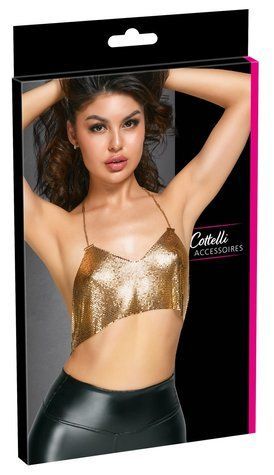 Топ - Сottelli Collection Metal Top Gold S-L 513224504536001 фото