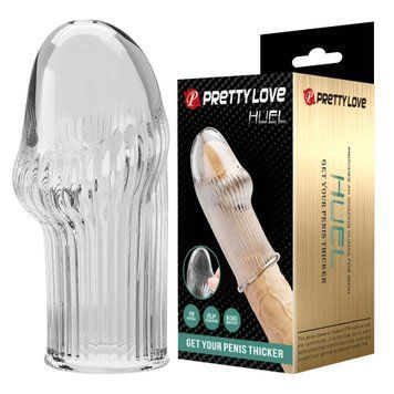 Насадка на член Pretty Love Huel Penis Thicker Clear 6603BI-026292M фото