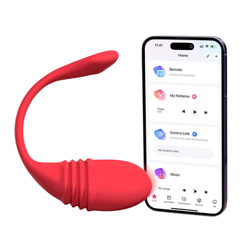 Смарт-віброяйце з пульсацією Lovense Vulse (Thrusting Egg Vibrator), імітація фрикцій SO8792 фото