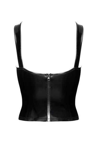 Корсет Noir Handmade F379 Dominae Frontbind PVC Corset Top XS SX4128 фото