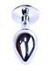 Анальна пробка Boys of Toys Jewellery Silver Plug Light Pink, S 62530064-00015 фото 5