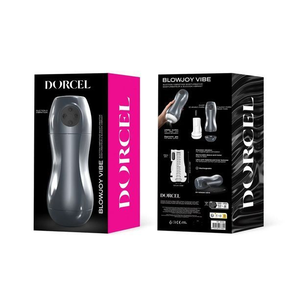 Вібромастурбатор з ефектом всмоктування Dorcel BLOWJOY VIBE SX4823 фото