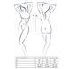 Боді Passion MELANIA BODY XXL XXXL, black EL16302 фото 5