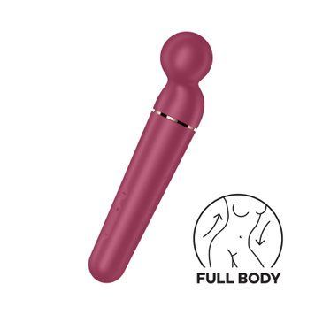 Вібромасажер Satisfyer Planet Wand-er Berry Rosegold, дуже потужний, бездротовий SO8781 фото