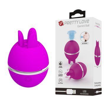 Кліторальний стимулятор Pretty Love Gemini Ball Purple 6603BI-300001 фото
