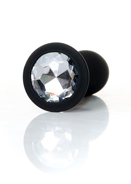 Анальна пробка Boys of Toys Jewellery Silicone Black Plug L Clear 62530064-00154 фото