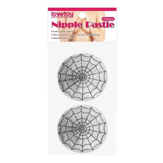 Пестіси LoveToy Reusable Spider Glittering Nipple Pasties 6452LV763015 фото