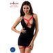 Комплект білизни Passion Exclusive MAGALI SET OpenBra, red, стрепи, ліф, трусики і пояс PS23802 фото 3
