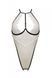 Боді з доступом Passion CHIKA BODY XXL XXXL, cream SO9696 фото 3