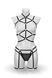 Комплект Bijoux Pour Toi - Sidonie, портупея, гартери та трусики SX3853 фото 4