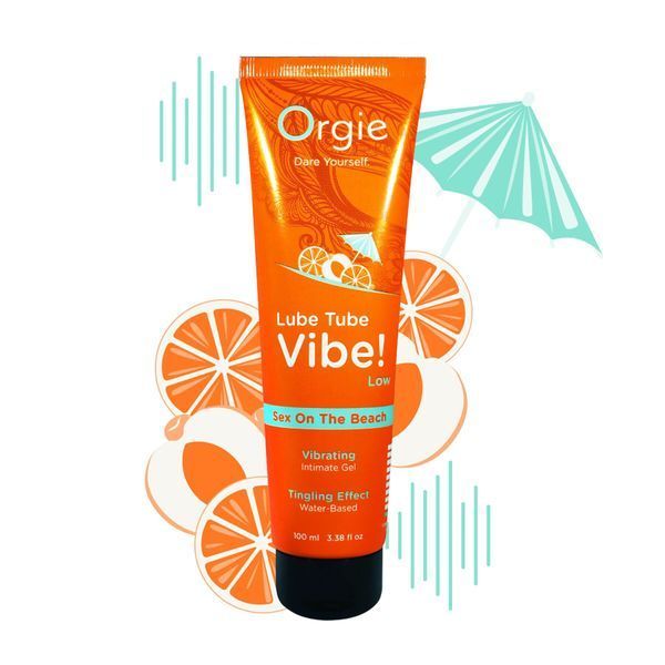 Вібролубрикант Orgie Lube Tube Vibe! Sex On The Beach (100 мл) SX3134 фото