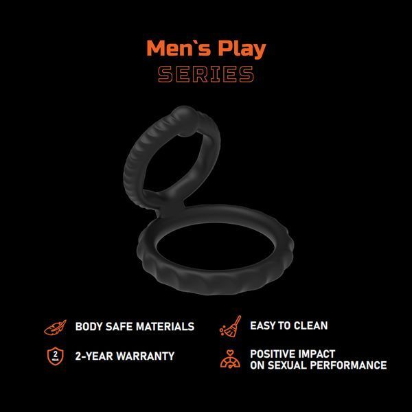 Ерекційне кільце - Erospace Men&rsquo;s Play Silicone Cock Ring B8 62050071-0008 фото