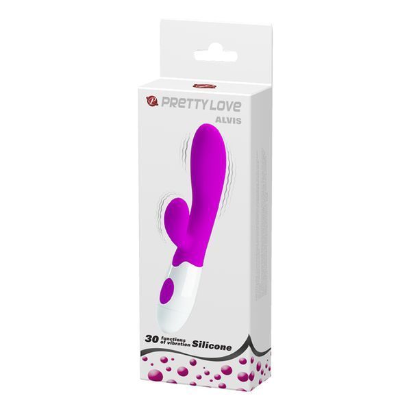 Вібратор-кролик Pretty Love Alvis Vibrator Purple 6603BI-014263 фото