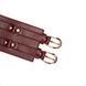 Шкіряний пояс для бондажу Liebe Seele Wine Red Waist Cuff, M Size SO9461 фото 4