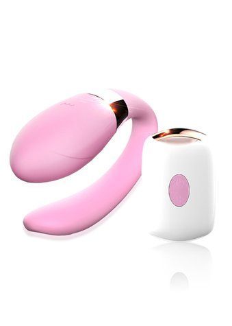 Вібратор для пар - V-Vibe Pink, USB, 7 Function, Remote Control 62530062-00001 фото