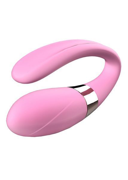 Вібратор для пар - V-Vibe Pink, USB, 7 Function, Remote Control 62530062-00001 фото