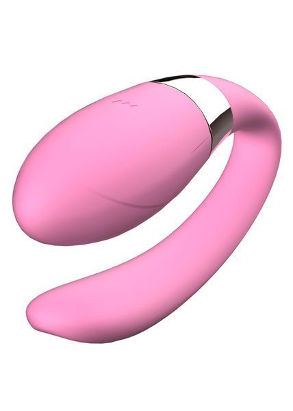 Вібратор для пар - V-Vibe Pink, USB, 7 Function, Remote Control 62530062-00001 фото