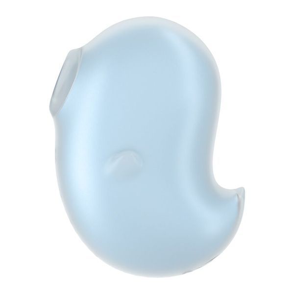 Вакуумний кліторальний стимулятор з вібрацією Satisfyer Cutie Ghost Blue SX0572 фото